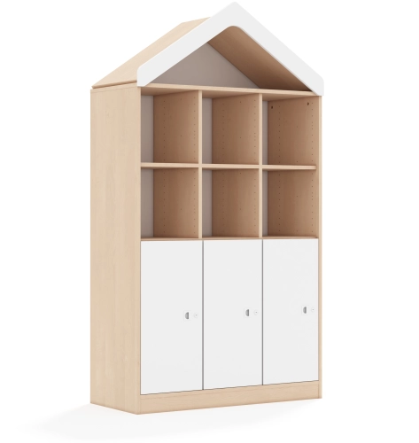 Regał BLOX Base 110 4PP 3F2 z daszkiem 1049x466x1927 - c30c4a50d49754b672711048c8232e18