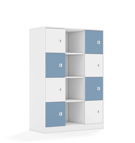 Regał BLOX Base 110 4PP 8F1 1049x466x1517 - v-box-4pp-3r-8f1-box-4pp-3r-8f1-wwpb-BOX-4PP-3R-8F1-WWPB.jpg