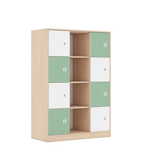 Regał BLOX Base 110 4PP 8F1 1049x466x1517 - v-box-4pp-3r-8f1-box-4pp-3r-8f1-bwpgrn-BOX-4PP-3R-8F1-BWPGRN.jpg