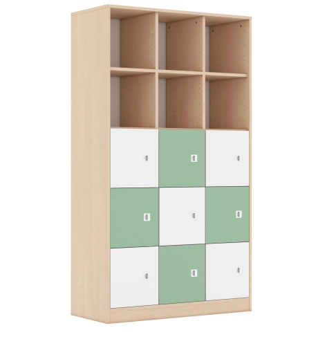 Regał BLOX Base 110 5PP 9F1 1049x466x1869 - v-box-5pp-3r-9f1-box-5pp-3r-9f1-bwpgrn-BOX-5PP-3R-9F1-BWPGRN.jpg