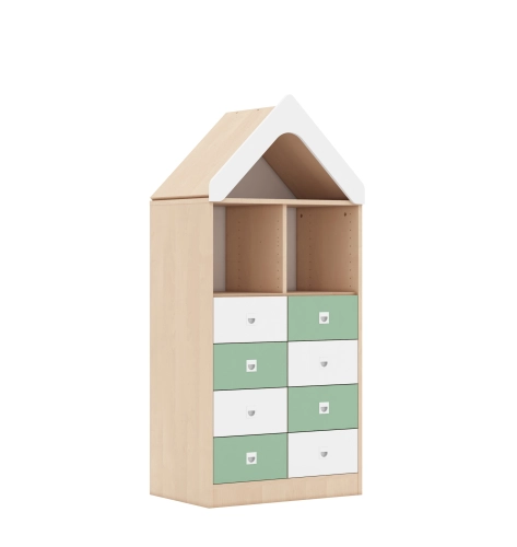 Regał BLOX Base 70 3PP 8SB z daszkiem 706x466x1575 - v-box-3pp-2r-8sb-d-box-3pp-2r-8sb-d-bwpgrn-BOX-3PP-2R-8SB-D-BWPGRN.jpg