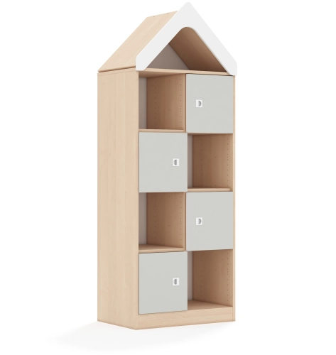 Regał BLOX Base 70 4PP 4F1 z daszkiem 706x466x1927 - v-box-4pp-2r-4f1-d-box-4pp-2r-4f1-d-blgr-BOX-4PP-2R-4F1-D-BLGR.jpg