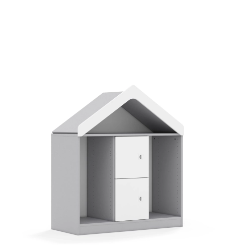 Regał na pojemniki BLOX Base 110 2PG 2F1 z daszkiem 1049x466x1223 - v-box-2pg-3r-2f1-d-box-2pg-3r-2f1-d-gw-BOX-2PG-3R-2F1-D-GW.jpg