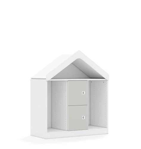 Regał na pojemniki BLOX Base 110 2PG 2F1 z daszkiem 1049x466x1223 - v-box-2pg-3r-2f1-d-box-2pg-3r-2f1-d-wlgr-BOX-2PG-3R-2F1-D-WLGR.jpg