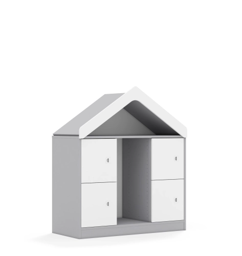 Regał na pojemniki BLOX Base 110 2PG 4F1 z daszkiem 1049x466x1223 - v-box-2pg-3r-4f1-d-box-2pg-3r-4f1-d-gw-BOX-2PG-3R-4F1-D-GW.jpg