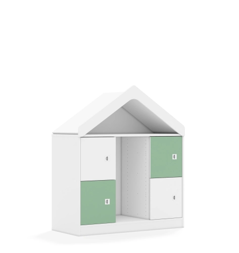 Regał na pojemniki BLOX Base 110 2PG 4F1 z daszkiem 1049x466x1223 - v-box-2pg-3r-4f1-d-box-2pg-3r-4f1-d-wwpgrn-BOX-2PG-3R-4F1-D-WWPGRN.jpg