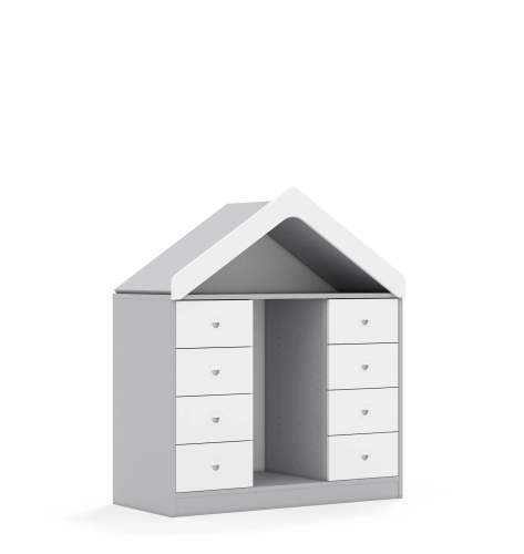 Regał na pojemniki BLOX Base 110 2PG 8SB z daszkiem 1049x466x1223 - 18e081c5217885791fc51f8268bdd021