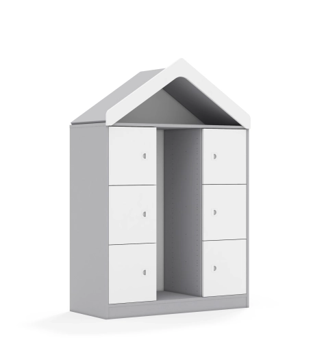 Regał na pojemniki BLOX Base 110 3PG 6F1 z daszkiem 1049x466x1575 - 48bb4ac6de065cb233e88404d1f975df