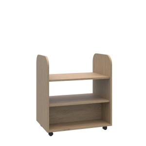 Szafka plastyczna mobilna Smart 2P z półką dwustronną 706x466x798
