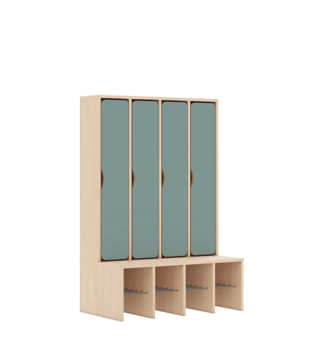 Szatnia czteroosobowa BLOX Base z blendą zlicowaną 890x520x1350 - v-box-szt-4r-box-szt-4r-a-d-a-bpgrn-BOX-SZT-4R-A-D-A-BPGRN.jpg