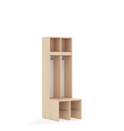 Szatnia dwuosobowa BLOX Base z blendą zlicowaną 455x520x1350 - v-box-szt-2r-box-szt-2r-b-b-BOX-SZT-2R-B-B.jpg