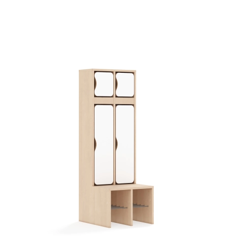 Szatnia dwuosobowa BLOX Base z blendą zlicowaną 455x520x1350 - v-box-szt-2r-box-szt-2r-b-c-a-bw-BOX-SZT-2R-B-C-A-BW.jpg