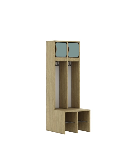 Szatnia dwuosobowa BLOX Base z blendą zlicowaną 455x520x1350 - v-box-szt-2r-box-szt-2r-b-a-a-opgrn-BOX-SZT-2R-B-A-A-OPGRN.jpg
