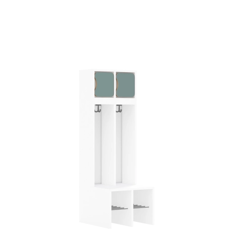 Szatnia dwuosobowa BLOX Base z blendą zlicowaną 455x520x1350 - v-box-szt-2r-box-szt-2r-b-a-a-wpgrn-BOX-SZT-2R-B-A-A-WPGRN.jpg
