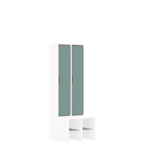 Szatnia dwuosobowa BLOX Base z blendą zlicowaną 455x520x1350 - v-box-szt-2r-box-szt-2r-a-d-a-wpgrn-BOX-SZT-2R-A-D-A-WPGRN.jpg