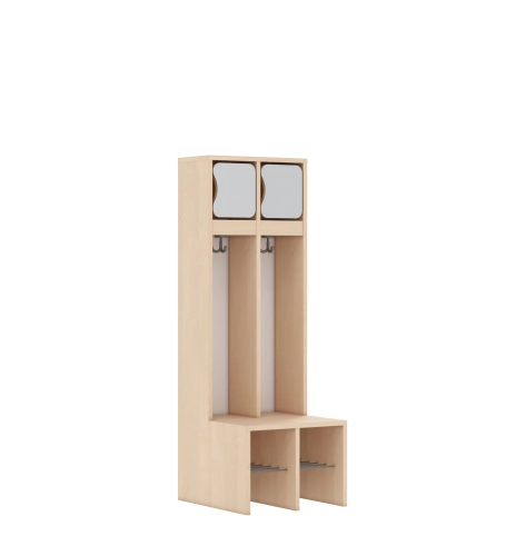 Szatnia dwuosobowa BLOX Base z blendą zlicowaną 455x520x1350 - v-box-szt-2r-box-szt-2r-b-a-a-blgr-BOX-SZT-2R-B-A-A-BLGR.jpg
