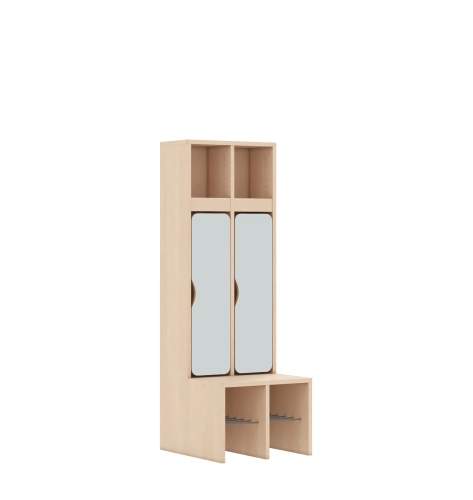 Szatnia dwuosobowa BLOX Base z blendą zlicowaną 455x520x1350 - v-box-szt-2r-box-szt-2r-b-b-a-blgr-BOX-SZT-2R-B-B-A-BLGR.jpg
