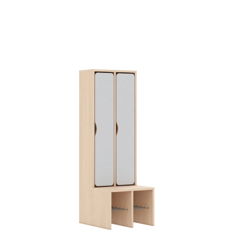 Szatnia dwuosobowa BLOX Base z blendą zlicowaną 455x520x1350 - v-box-szt-2r-box-szt-2r-a-d-a-blgr-BOX-SZT-2R-A-D-A-BLGR.jpg
