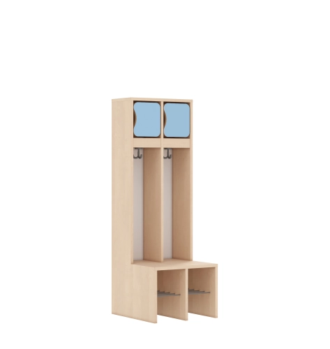 Szatnia dwuosobowa BLOX Base z blendą zlicowaną 455x520x1350 - v-box-szt-2r-box-szt-2r-b-a-a-bpb-BOX-SZT-2R-B-A-A-BPB.jpg