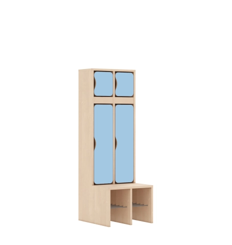 Szatnia dwuosobowa BLOX Base z blendą zlicowaną 455x520x1350 - v-box-szt-2r-box-szt-2r-b-c-a-bpb-BOX-SZT-2R-B-C-A-BPB.jpg
