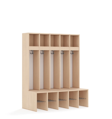 Szatnia pięcioosobowa BLOX Base z blendą zlicowaną 1108x520x1350 - v-box-szt-5r-box-szt-5r-b-b-BOX-SZT-5R-B-B.jpg