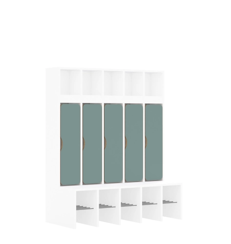 Szatnia pięcioosobowa BLOX Base z blendą zlicowaną 1108x520x1350 - v-box-szt-5r-box-szt-5r-b-b-a-wpgrn-BOX-SZT-5R-B-B-A-WPGRN.jpg
