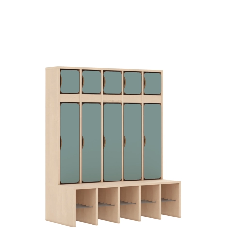 Szatnia pięcioosobowa BLOX Base z blendą zlicowaną 1108x520x1350 - v-box-szt-5r-box-szt-5r-b-c-a-bpgrn-BOX-SZT-5R-B-C-A-BPGRN.jpg