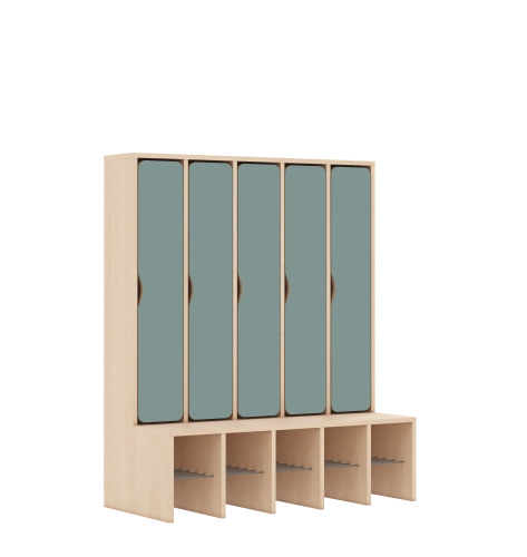 Szatnia pięcioosobowa BLOX Base z blendą zlicowaną 1108x520x1350 - v-box-szt-5r-box-szt-5r-a-d-a-bpgrn-BOX-SZT-5R-A-D-A-BPGRN.png