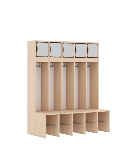 Szatnia pięcioosobowa BLOX Base z blendą zlicowaną 1108x520x1350 - v-box-szt-5r-box-szt-5r-b-a-a-blgr-BOX-SZT-5R-B-A-A-BLGR.jpg