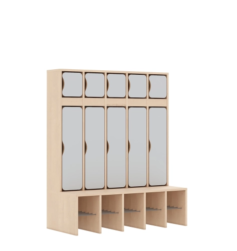Szatnia pięcioosobowa BLOX Base z blendą zlicowaną 1108x520x1350 - v-box-szt-5r-box-szt-5r-b-c-a-blgr-BOX-SZT-5R-B-C-A-BLGR.jpg