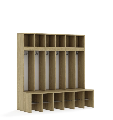Szatnia sześcioosobowa BLOX Base z blendą zlicowaną 1326x520x1350 - v-box-szt-6r-box-szt-6r-b-o-BOX-SZT-6R-B-O.jpg