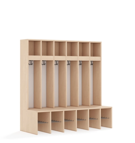 Szatnia sześcioosobowa BLOX Base z blendą zlicowaną 1326x520x1350 - v-box-szt-6r-box-szt-6r-b-b-BOX-SZT-6R-B-B.jpg