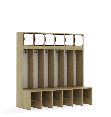 Szatnia sześcioosobowa BLOX Base z blendą zlicowaną 1326x520x1350 - v-box-szt-6r-box-szt-6r-b-a-a-ow-BOX-SZT-6R-B-A-A-OW.jpg