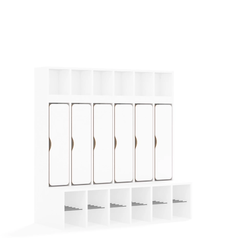 Szatnia sześcioosobowa BLOX Base z blendą zlicowaną 1326x520x1350 - v-box-szt-6r-box-szt-6r-b-b-a-ww-BOX-SZT-6R-B-B-A-WW.jpg