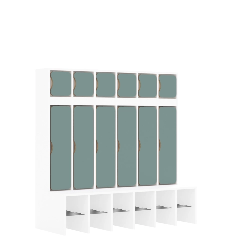 Szatnia sześcioosobowa BLOX Base z blendą zlicowaną 1326x520x1350 - v-box-szt-6r-box-szt-6r-b-c-a-wpgrn-BOX-SZT-6R-B-C-A-WPGRN.jpg