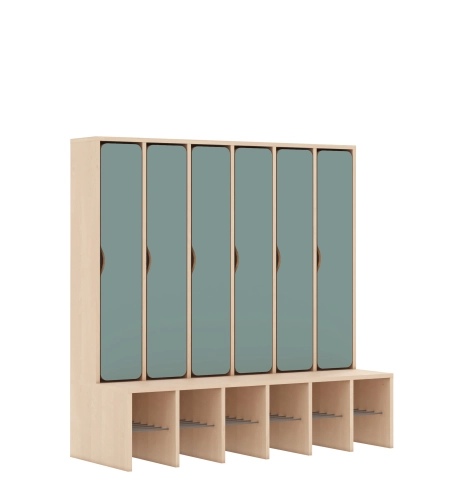 Szatnia sześcioosobowa BLOX Base z blendą zlicowaną 1326x520x1350 - v-box-szt-6r-box-szt-6r-a-d-a-bpgrn-BOX-SZT-6R-A-D-A-BPGRN.jpg