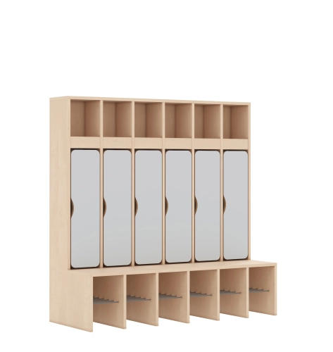 Szatnia sześcioosobowa BLOX Base z blendą zlicowaną 1326x520x1350 - v-box-szt-6r-box-szt-6r-b-b-a-blgr-BOX-SZT-6R-B-B-A-BLGR.jpg