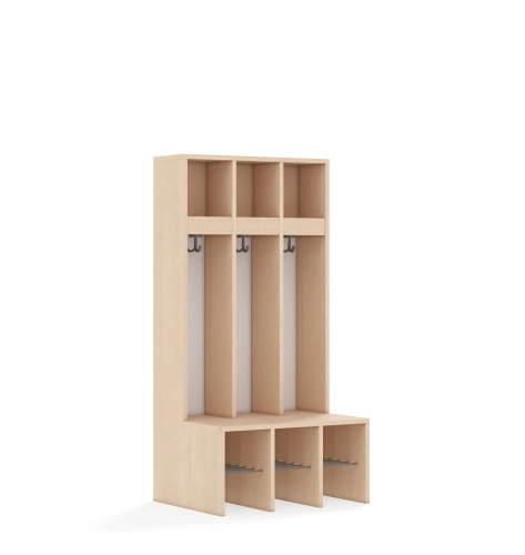 Szatnia trzyosobowa BLOX Base z blendą zlicowaną 672x520x1350 - v-box-szt-3r-box-szt-3r-b-b-BOX-SZT-3R-B-B.jpg