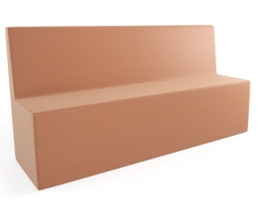 Pufa Tobo Light prostokąt z oparciem 1800x540 (różne kolory)