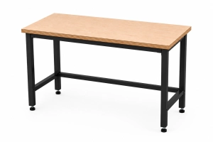 Stół warsztatowy Blox Frame 1200 × 600 mm, rozmiar 4–6, blat melaminowany, stelaż czarny