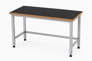 Stół warsztatowy Blox Frame 1200 × 600 mm, rozmiar 4–6, blat pokryty tworzywem polipropylenowym