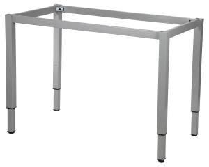 Stelaż ramowy stołu regulowany, NY-A057/K - 116x66 cm, noga kwadratowa, kolor alu 